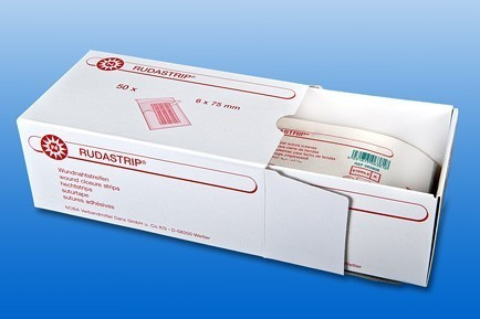 Sebzáró csík RUDASTRIP átlátszó, 100x13mm (6 db/fólia)