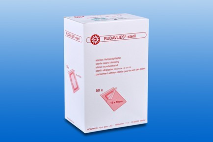 Szigetkötszer RUDAVLIES steril 15x10 cm