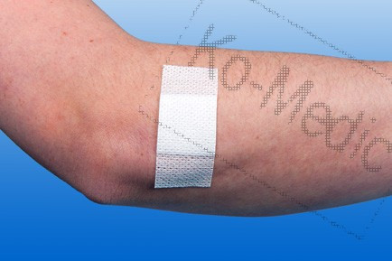 Nemszőtt alapú sebtapasz RUDAMED Sensitive 8 cm