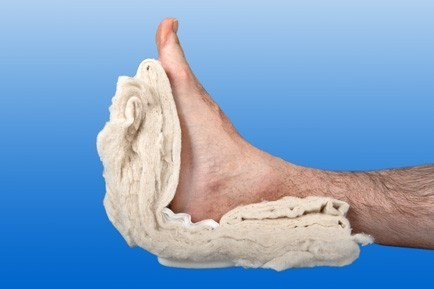 Gipsz alábélelő víztaszító POLSTERWATTE 6 cm