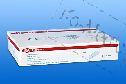Vattarolni fogászati NOBADENT Ø 1,2 x 4,0 cm