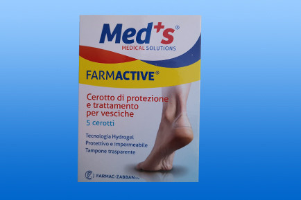 Hidrogél kötszer sarok hólyagra - FARMACTIVE ovális