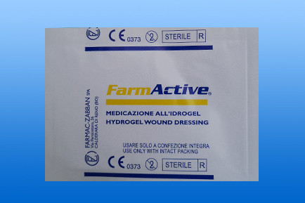 Steril hidrogél tapasz égésre  - FARMACTIVE 4,5x7,5 cm