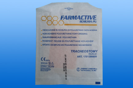 Habszivacs kötszer gégekanülhöz - FARMACTIVE 6x9 cm