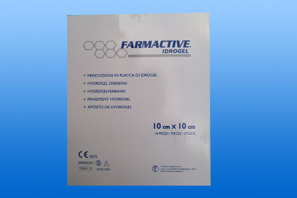 Hidrogél kötszer - FARMACTIVE 10x10 cm