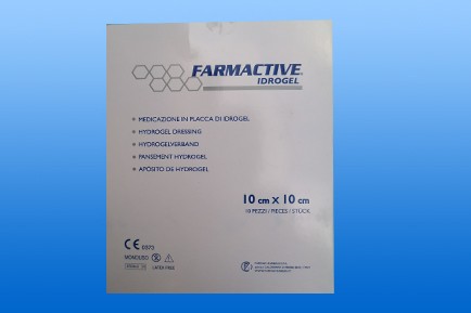 Hidrogél kötszer - FARMACTIVE 15x15 cm