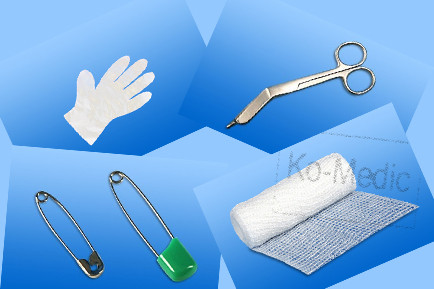 II. típusú elsősegély doboz utántöltő szett 31-50 dolgozóig (DIN szabvány szerint)