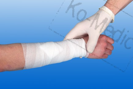 rugalmas pólya NOBAFIX külön fóliába csomagolva 10 cm