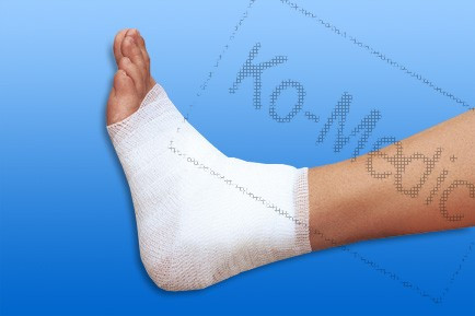 rugalmas pólya NOBATEX külön fóliába csomagolva 12 cm