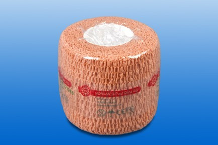 Kompressziós pólya NOBAHEBAN öntapadó, barna, 4,5m x 10 cm 