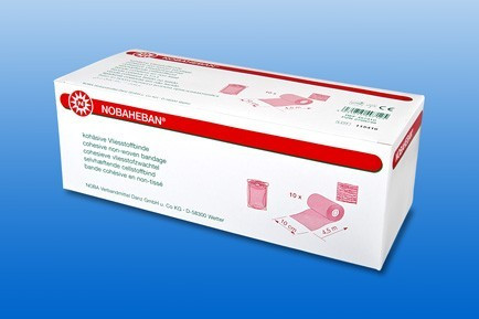 Kompressziós pólya NOBAHEBAN öntapadó, zöld, 4,5m x 5,0 cm 