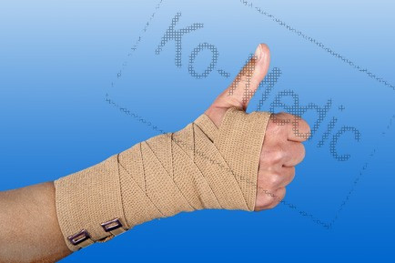Kompressziós pólya NOBASTRETCH finom, 7m x 12 cm