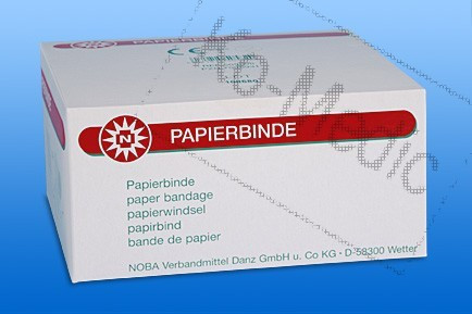 Gipsz alábélelő krepp anyagú PAPIERBINDE 10 cm