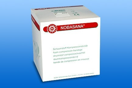 Alátét tekercs kompressziós pólya alá NOBASANA, 2,5m x 12 cm