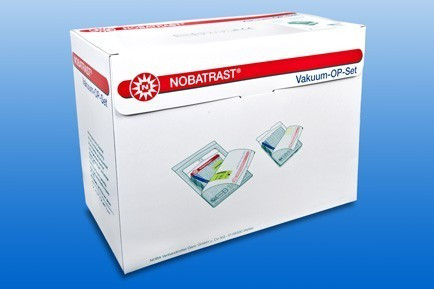 Hasi törlő (steril) 20x30 cm, 4 réteg, 5db törlő/fólia, fehér 35 fólia/dob