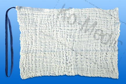 Hasi törlő (steril) 50x60 cm, 4 réteg, 5db törlő/fólia, fehér 12 fólia/dob