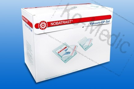 Sebtörlő lap rtg. jelölővel (steril) 5x5 cm, 12réteg, 5 db törlő/fól, 60 fólia/dob