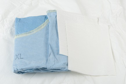 Műtősköpeny NOBADRESS COMFORT megerősített kar, has, XXL