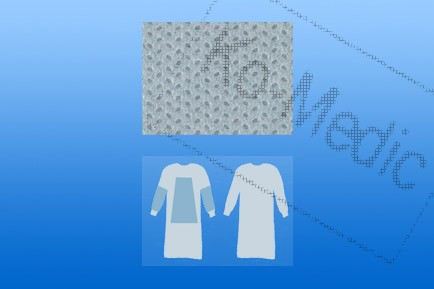 Műtősköpeny SMMMS anyag NOBADRESS PERFECT, XL