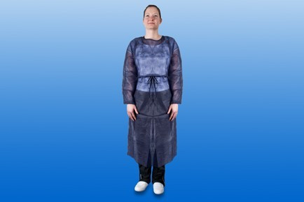 Látogató köpeny BESUCHERKITTEL kék XXXL