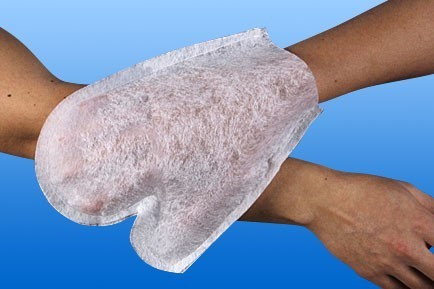 Mosdató kesztyű WASCHHANDSCHUH - nem vízhatlan kéz formájú