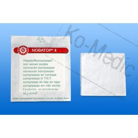   Mull lap, hajtogatott, nemszőtt, steril, 4 réteg, 2 mull/cso, 10x10, 50 cso/do