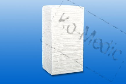 Mull lap, hajtogatott, nemszőtt, nem steril, 4 réteg, 10x20cm, 100mull/cs