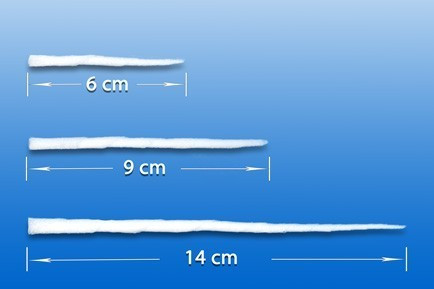 Fültampon GEHÖRGANGTUPFER 6 cm