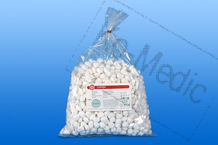 Gömbtörlő (nem steril), Ø 2 (cseresznye), 250 db/csom