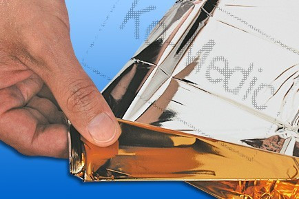 Vészhelyzet takaró (gyerek méret) 160x120 cm