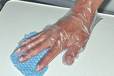 Nylon kesztyű NOBAFOL - L