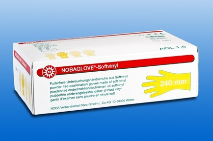 NOBAGLOVE Softvinyl vizsgálókesztyű