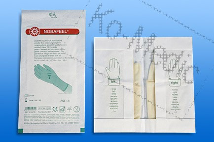 Sebészeti kesztyű NOBAFEEL latex - 6,5