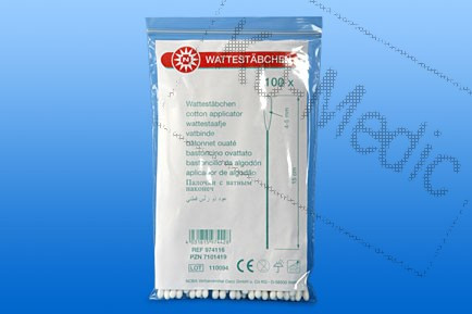 Pálcás tampon fapálca 150 mm, fej 5 mm