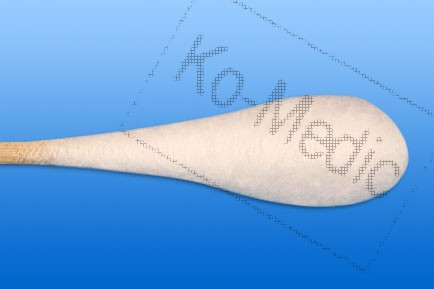 Pálcás tampon steril, fapálca 150 mm, fej 10 mm, 2db/csom – termékkép