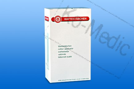 Pálcás tampon steril, fapálca 150 mm, fej 10 mm, 2db/csom – termékkép