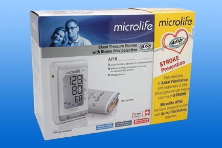 MICROLIFE vérnyomásmérő AFIB Pitvarfibrilláció észlelése – termékkép